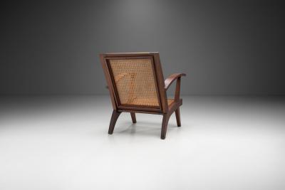 French Armchair with Teak Structure France 1950s