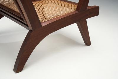 French Armchair with Teak Structure France 1950s