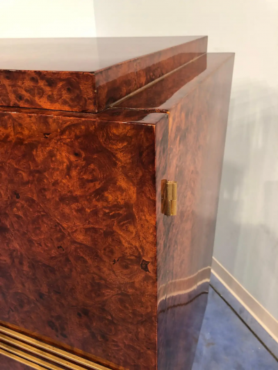 French Art Deco Amboyna Sideboard 1940s