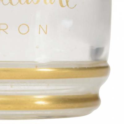 French Art Deco Baccarat Caron Perfume Bottle