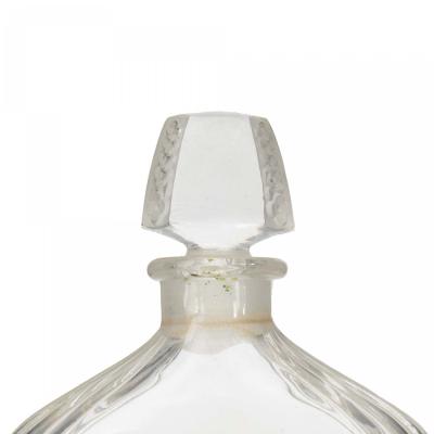 French Art Deco Baccarat Floral Perfume Bottle