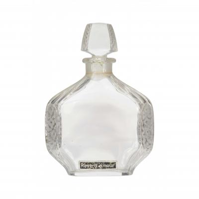 French Art Deco Baccarat Floral Perfume Bottle
