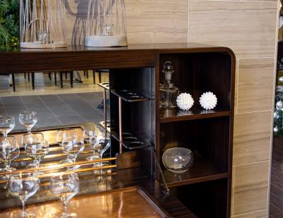 French Art Deco Bar Cabinet Circa 1950 s