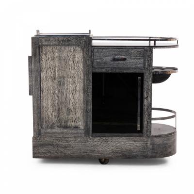 French Art Deco Bar Cart Wagon