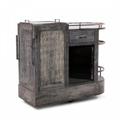 French Art Deco Bar Cart Wagon