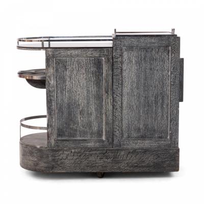 French Art Deco Bar Cart Wagon