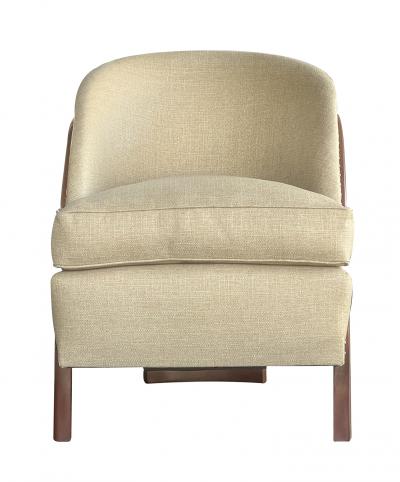 French Art Deco Barrel back Tripod Bergere