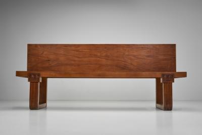 French Art Deco Bench France ca 1930s