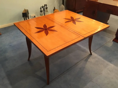 French Art Deco Card Table 1940