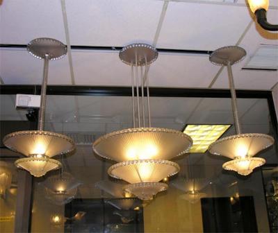 French Art Deco Chandelier by R Lalique