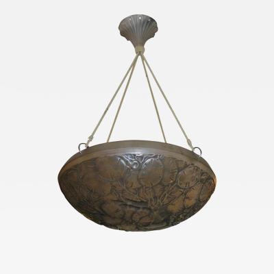 French Art Deco Chandelier by Ren Lalique