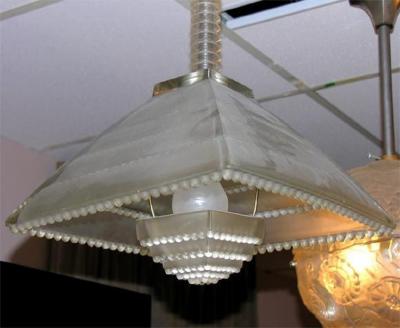 French Art Deco Chandelier by Ren Lalique