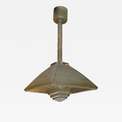 French Art Deco Chandelier by Ren Lalique