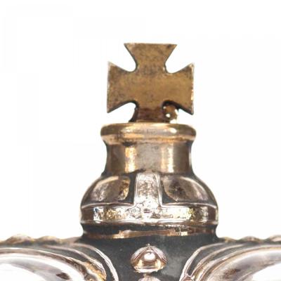 French Art Deco Crown Jewel by Matchabelli Perfume Bottle