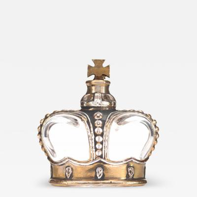 French Art Deco Crown Jewel by Matchabelli Perfume Bottle