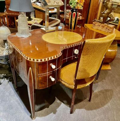 French Art Deco Desk In Style of Ruhlmann