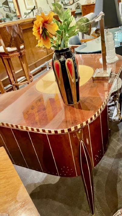 French Art Deco Desk In Style of Ruhlmann