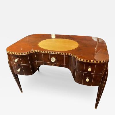 French Art Deco Desk In Style of Ruhlmann