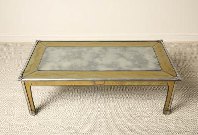 French Art Deco Eglomise Coffee Table circa 1940