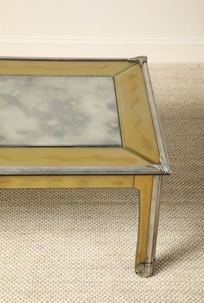 French Art Deco Eglomise Coffee Table circa 1940