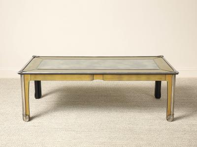 French Art Deco Eglomise Coffee Table circa 1940