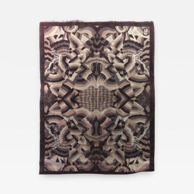 French Art Deco Geometric Design Rug Carpet