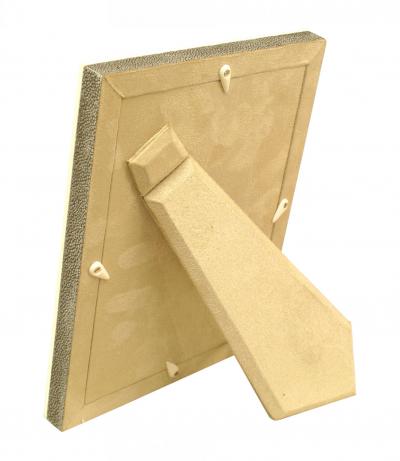 French Art Deco Gray Shagreen Picture Frame