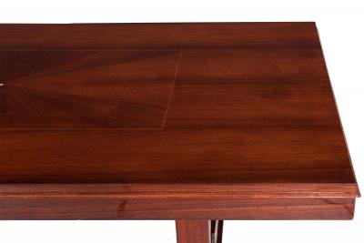 French Art Deco Inlaid Mother of Pearl Rosewood Dining Table circa 1940s