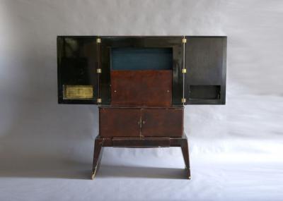 French Art Deco Lacquered Bar