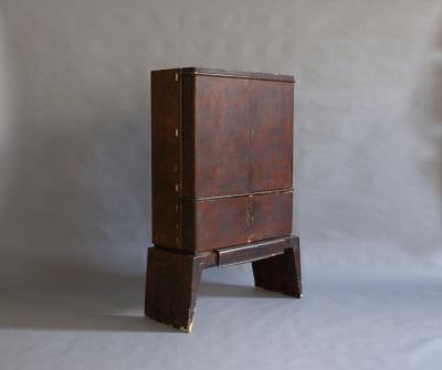 French Art Deco Lacquered Bar