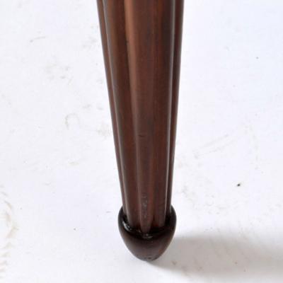 French Art Deco Mahogany Bench Vanity Stool
