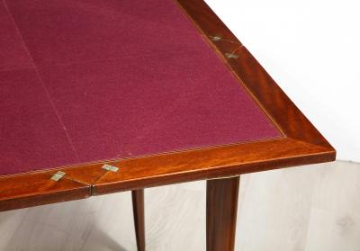 French Art Deco Mahogany Game Table