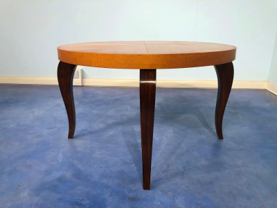 French Art Deco Maple Coffee Table 1940s