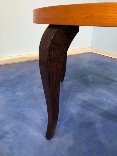 French Art Deco Maple Coffee Table 1940s