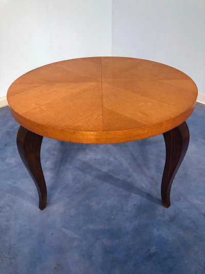 French Art Deco Maple Coffee Table 1940s