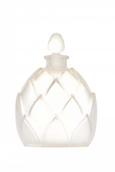 French Art Deco Marquila for Feuilles Lalique Perfume Bottle