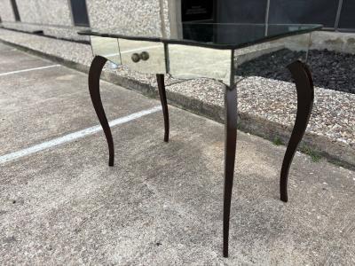 French Art Deco Mirrored Console