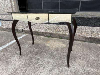 French Art Deco Mirrored Console