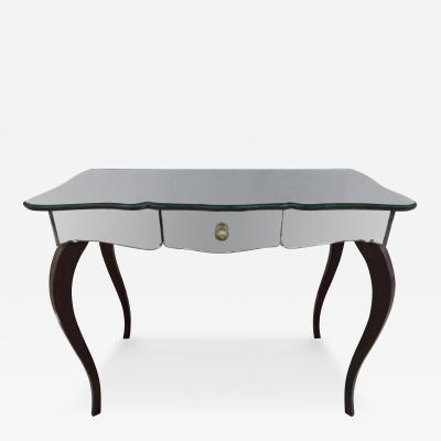 French Art Deco Mirrored Console