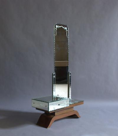 French Art Deco Mirrored Vanity
