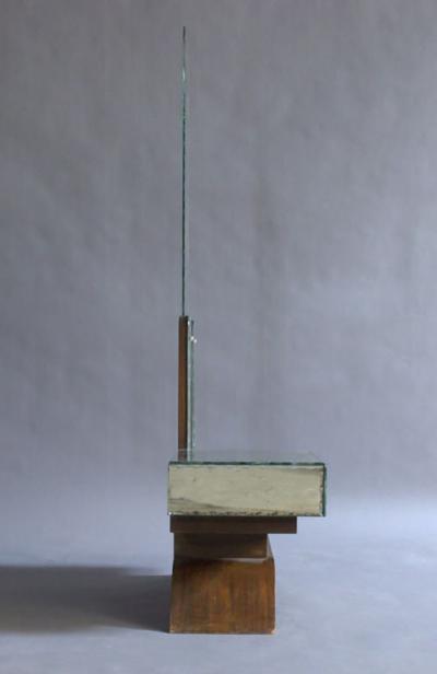 French Art Deco Mirrored Vanity