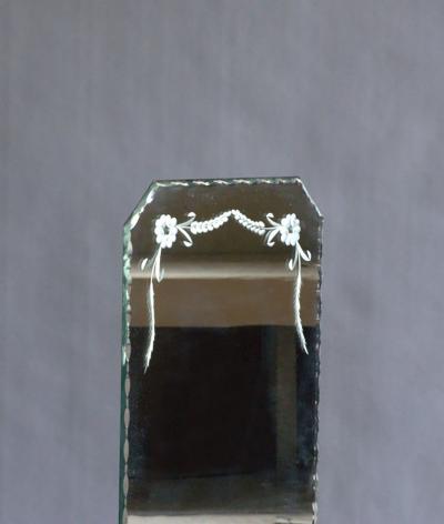 French Art Deco Mirrored Vanity