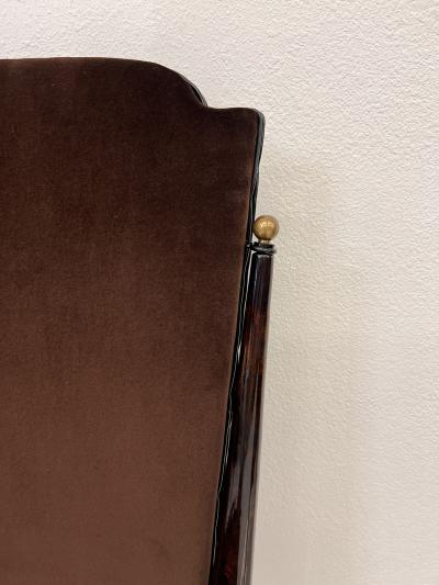 French Art Deco Modernist Dining Chairs A Set of 6 1950s