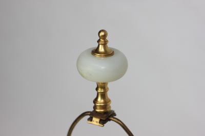 French Art Deco Onyx and Ormolu Table Lamp 1930 France
