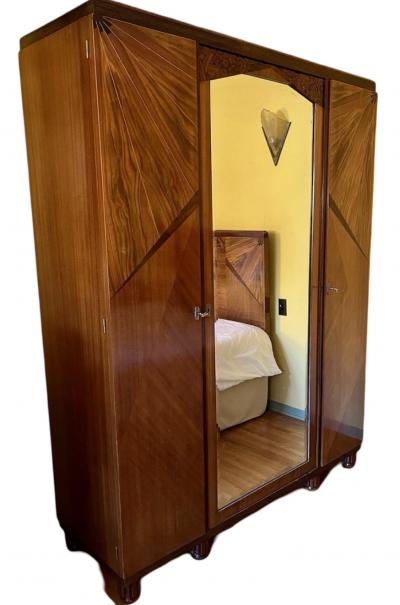 French Art Deco Queen Size Bedroom Suite c 1930s