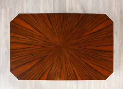 French Art Deco Rectangular Wood Coffee Table circa 1940