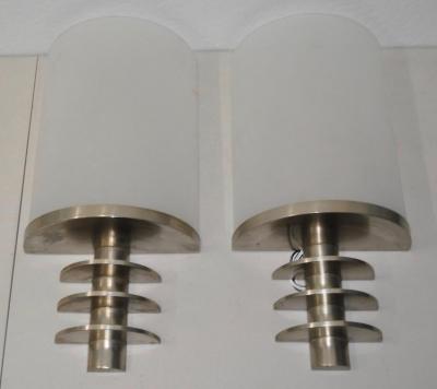 French Art Deco Theater Style Industrial Sconces