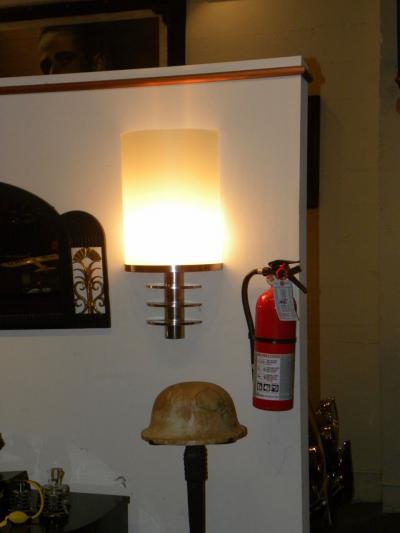 French Art Deco Theater Style Industrial Sconces