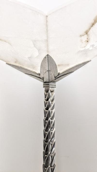 French Art Deco Torch re Floor Lamp