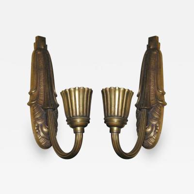 French Art Deco Wall Sconces